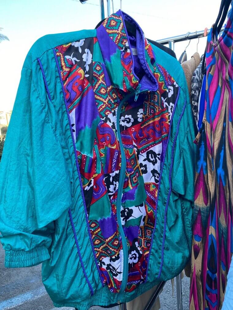 Colorful Windbreakers and 80s Flair