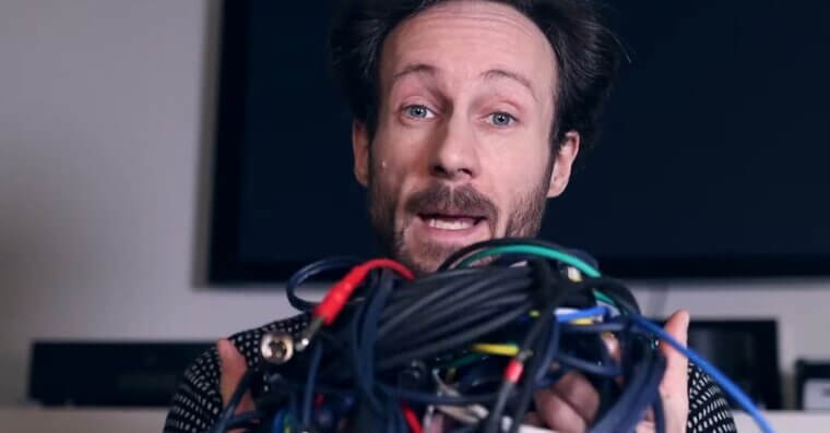 Old Electronics Cables