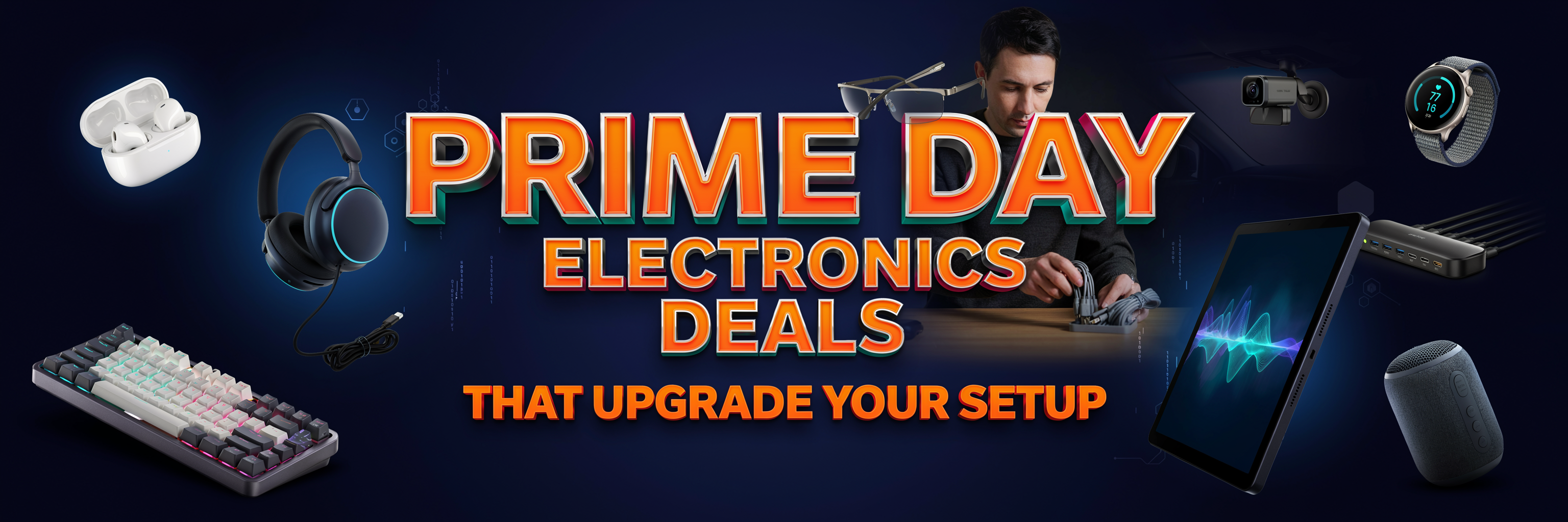 Today Prime Day Electronics Deals - 70% Off & More