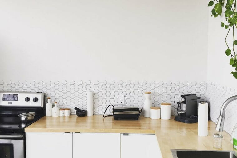 No Upper Kitchen Cabinets