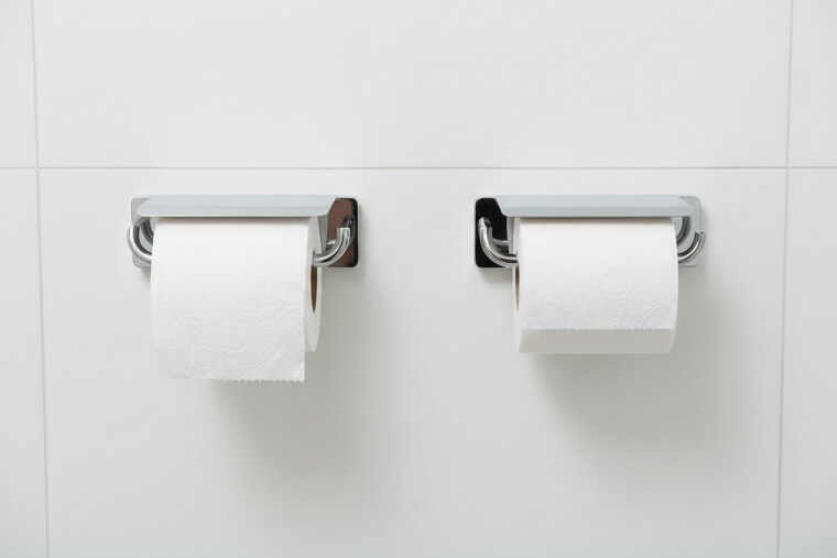 Wrong Toilet Paper Direction Wastes Money