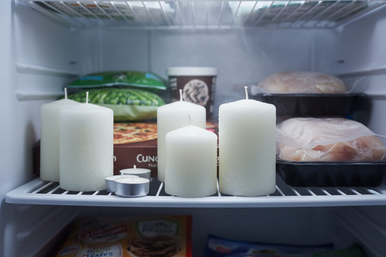 Freez Candles Makes Them Burn Slower