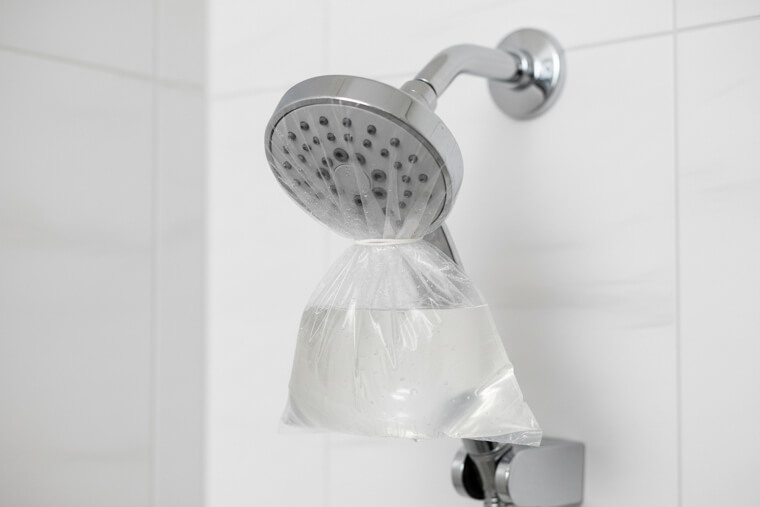 Vinegar Prevents Shower Head Buildup