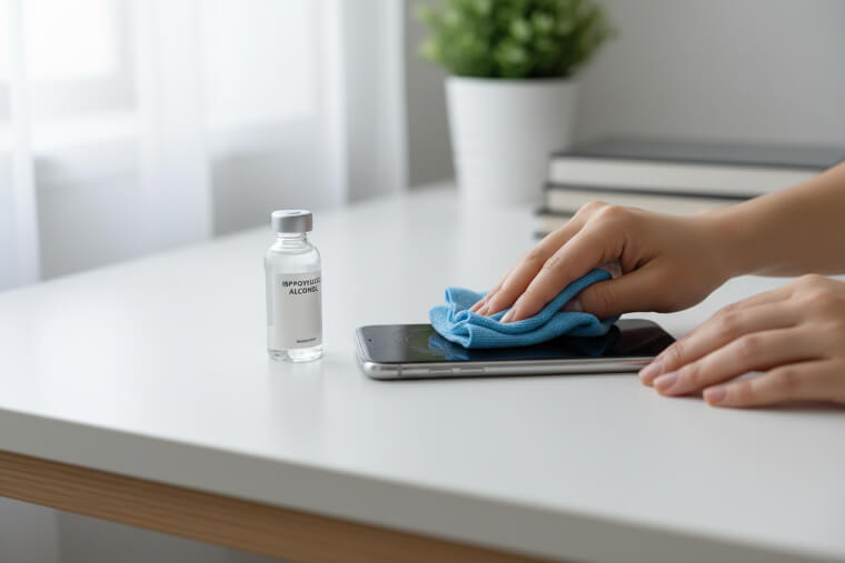 Rubbing Alcohol Cleans Phone Screens Safely