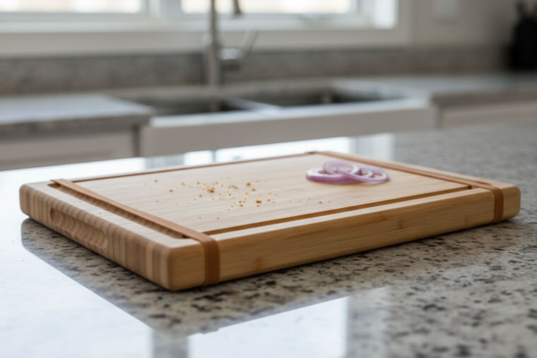 Rubber Bands Keep Cutting Boards in Place