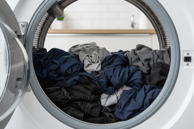 Inside-Out Washing Preserves Dark