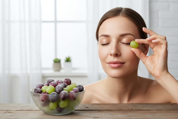 Why Frozen Grapes Beat Expensive Face Treatments