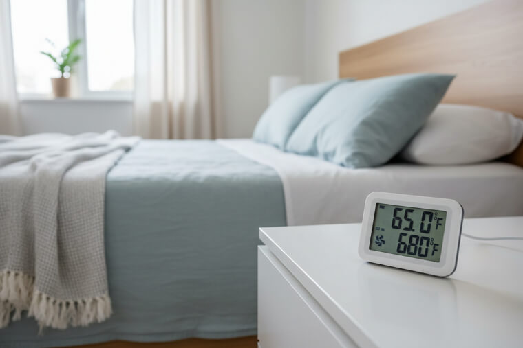 Cool Bedrooms Improve Deep Sleep Quality