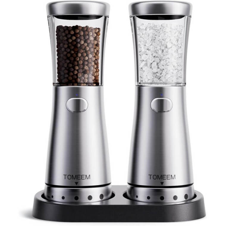 Elektrische Mühlen Set Mit LED Und Keramikmahlwerk 