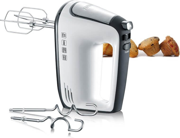 SEVERIN Handmixer Mit 5 Geschwindigkeiten - Leistungsstark Und Vielseitig 