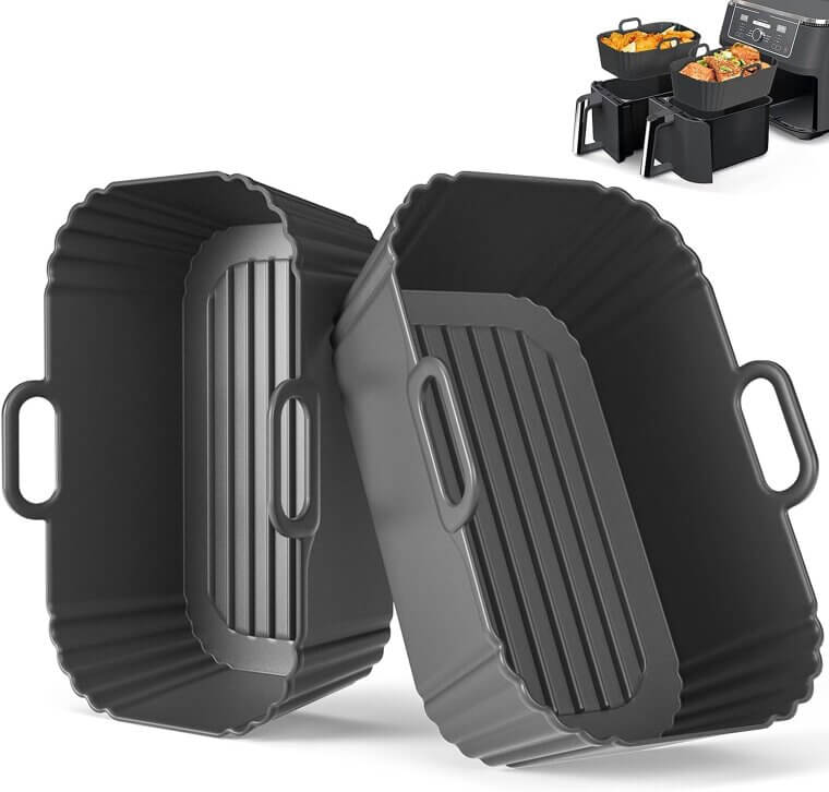 Silikon Airfryer Formen Für Vielseitige Nutzung - Genießen Sie 15% Rabatt! 