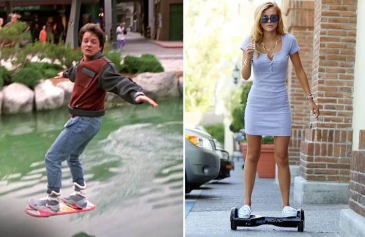 Hoverboards - Regreso al Futuro II, 1985