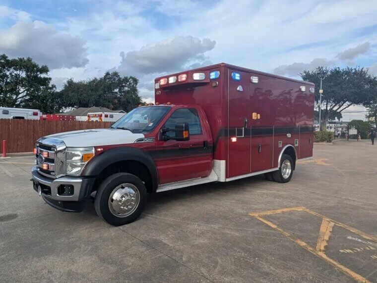 ​2016 Ford F-450 6.7L V8 Diesel Type I Ambulance: $79,900