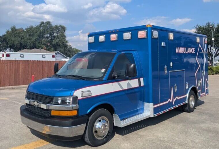 ​2014 Chevy Express G-4500 6.6 Diesel Type III Ambulance: $69,900