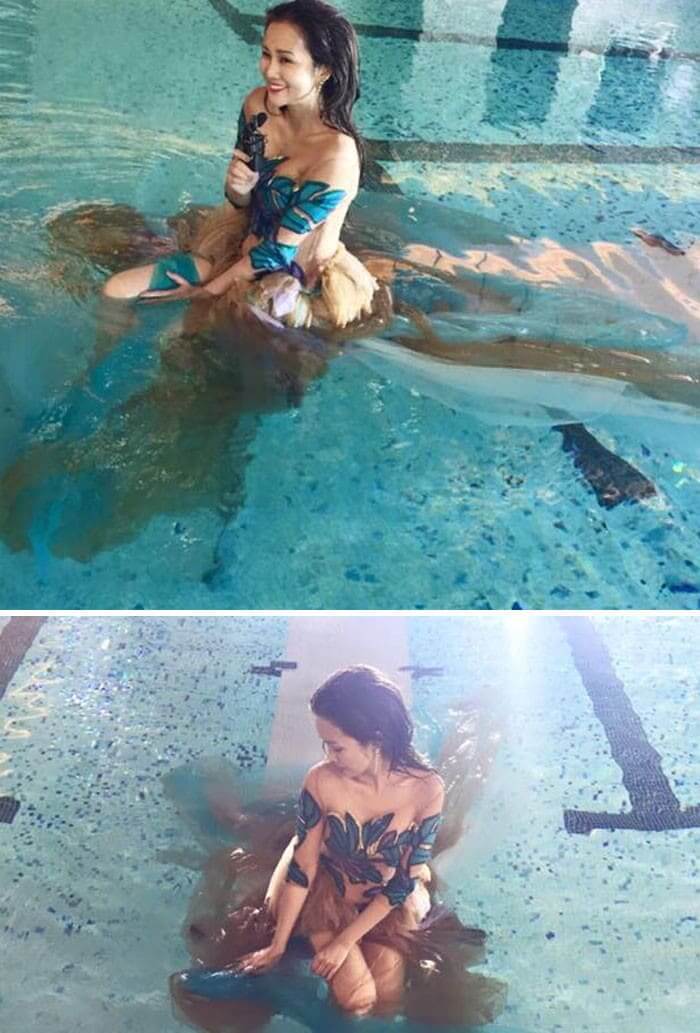 Why You Should Never Wear A Brown Dress In Water