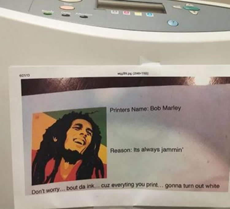 We All Need Bob Marley Printer