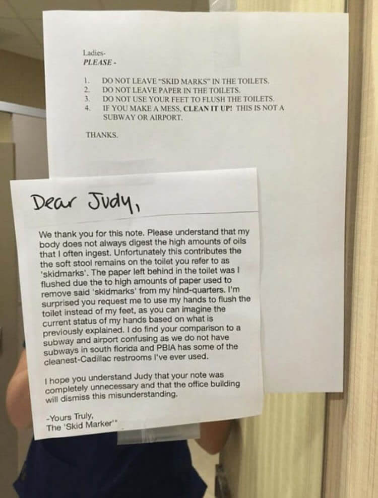 An Angry And Blunt Request