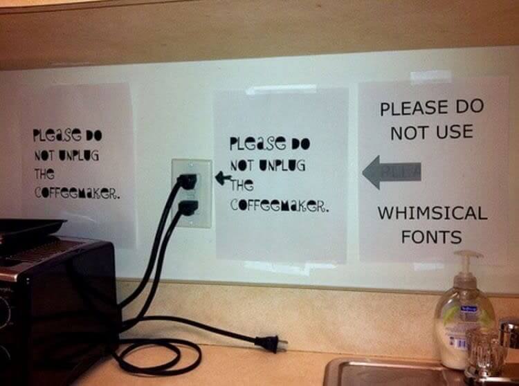 We Agree, Please Don't!