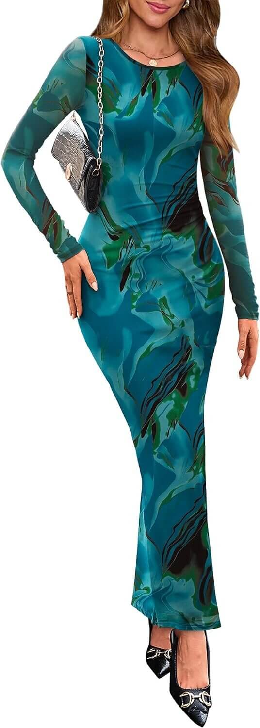 WIHOLL Maxi Dress - Perfect for Fall Parties! - Don’t Miss the 50% Discount!