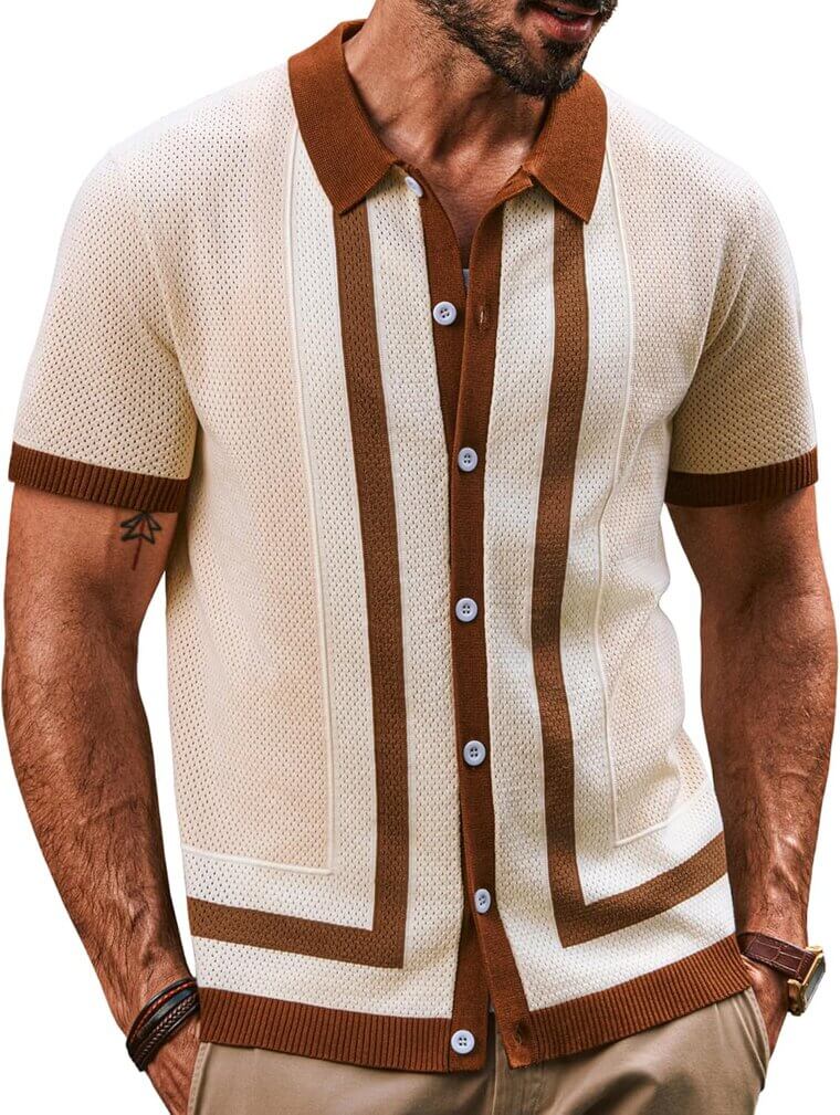PJ PAUL JONES Polo - Vintage Striped Style for Golf Enthusiasts - 24% Off!