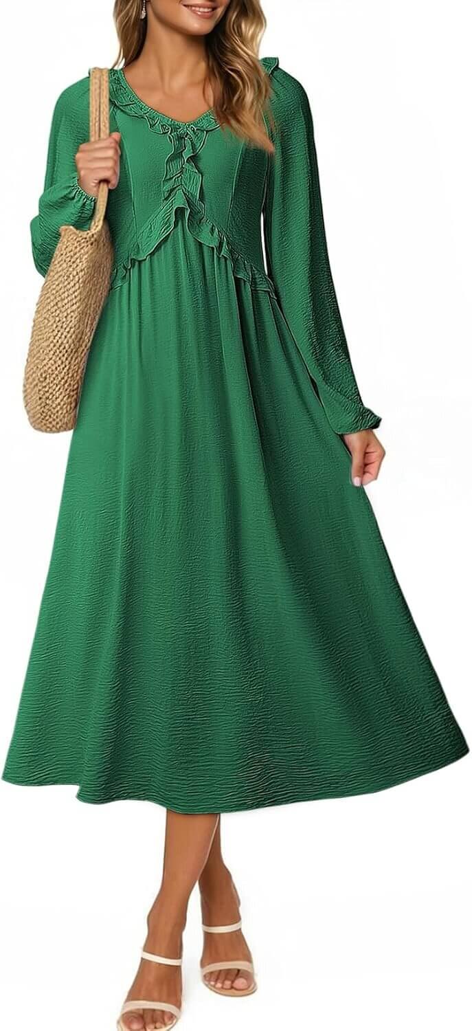 Dokotoo Maxi Dress - Elegant Fall Fashion for Weddings 