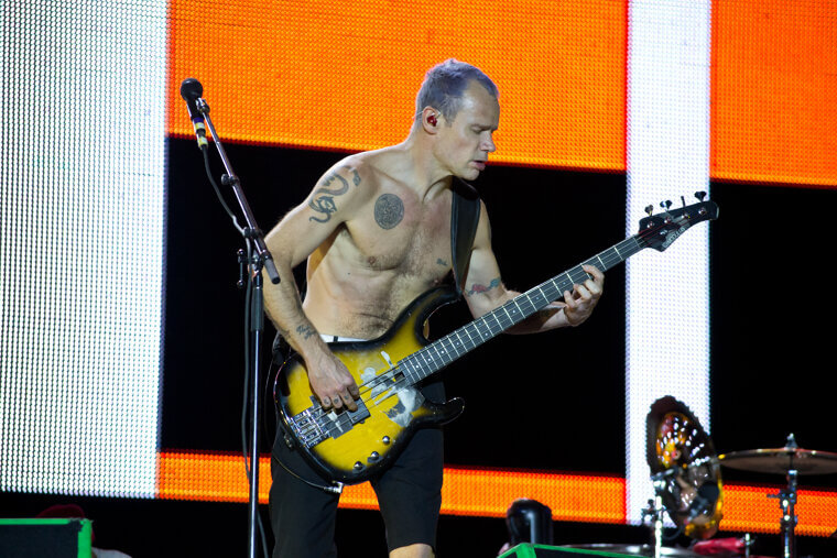 Red Hot Chili Peppers' Fixture-Swinging Acrobatics That Sparked a Blackout