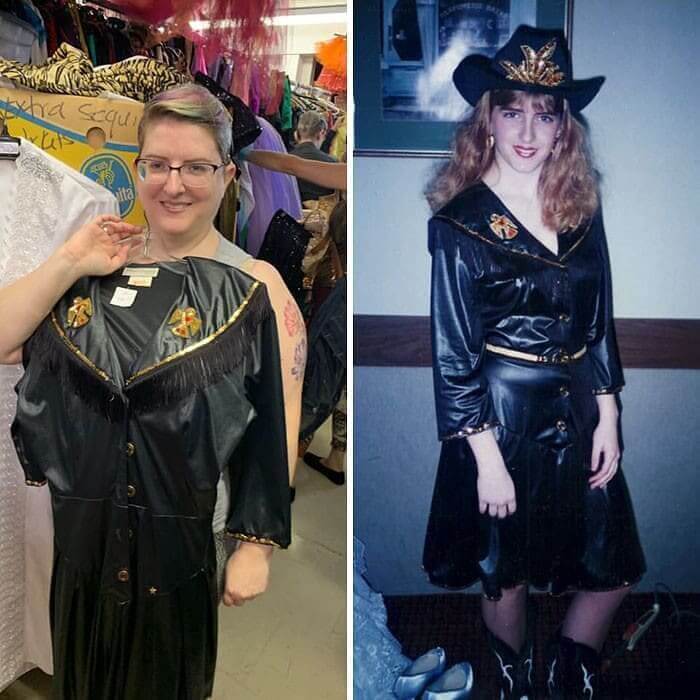 She Found The Dress She Wore When She Was 16