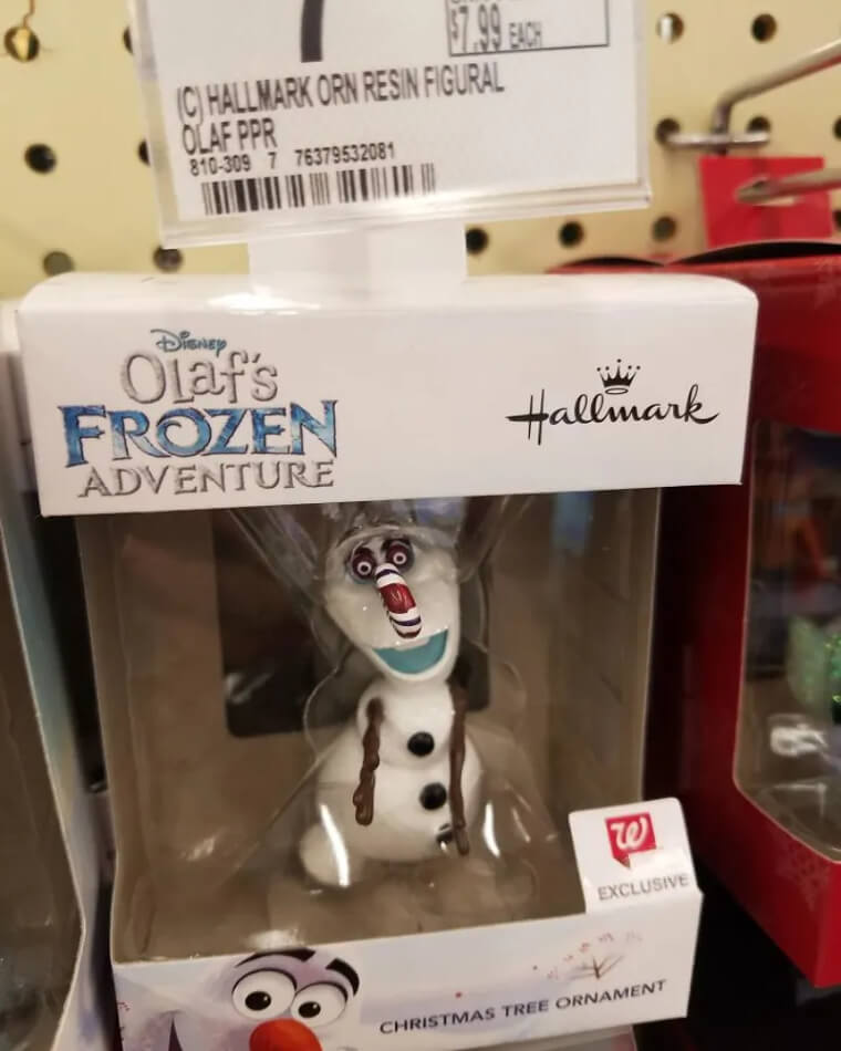O que aconteceu com o Olaf?