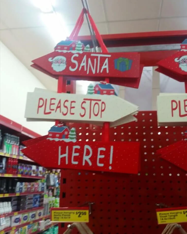 Trying To Trip Up Santa