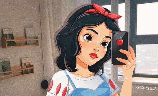 Disney Princesses Creatively Transformed Into Modern Millennials