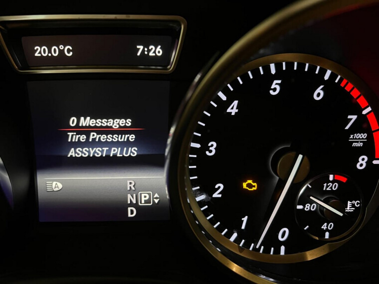 A Check Engine Light That Appears Even Briefly