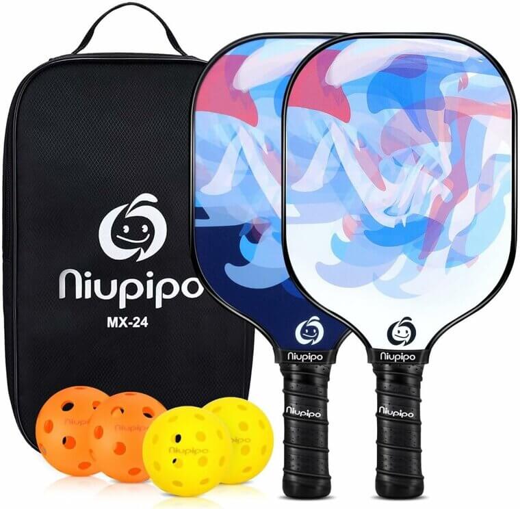 Elevate Your Game with Niupipo Pickleball Set - Lightweight & Durable