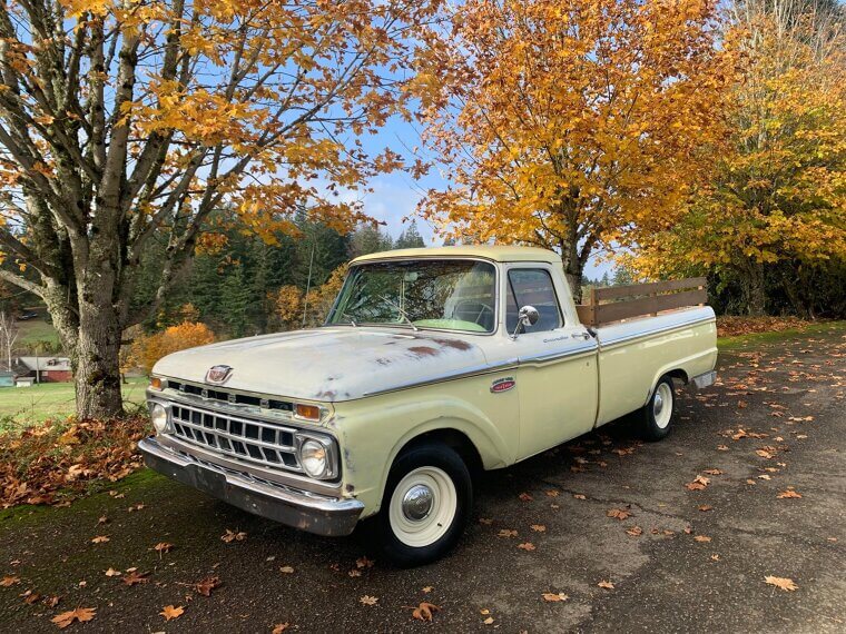 The 1965 Ford F-100 Two-Tone Pickup