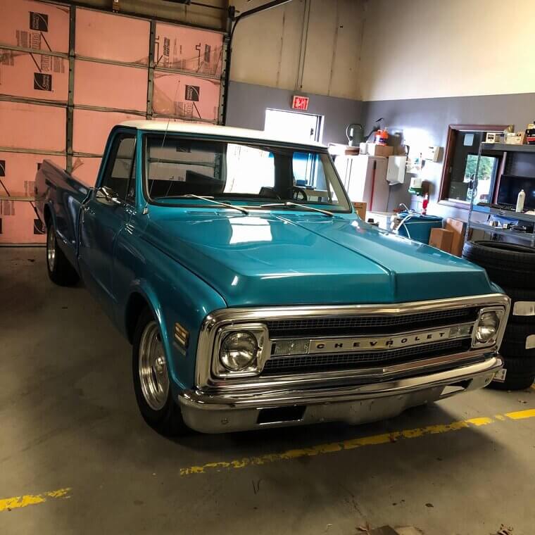 The 1969 Chevy C10 With Bench Seat