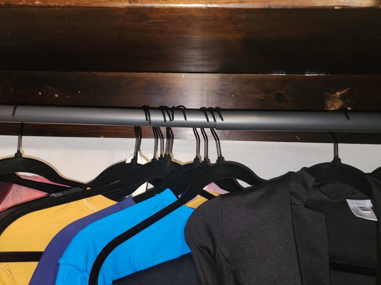 Broomstick Closet Rod Hack