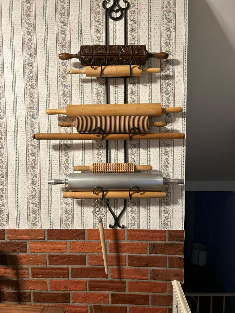 Rolling Pin Jewelry Hanger