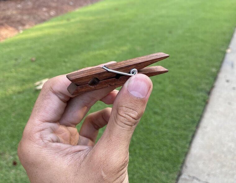 Labeled Clothespins for Cord ID