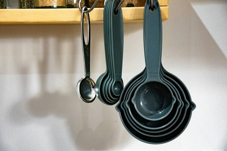 Coat Hooks as Pan Hangers