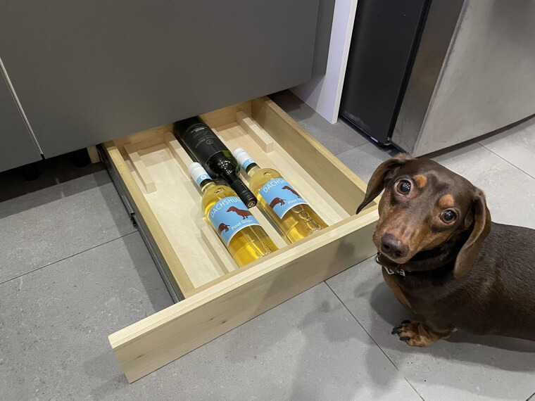 Hidden Drawer in a Toe Kick