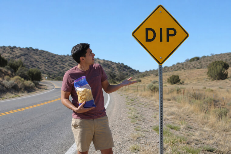 "Dip" Signs That Confuse Hungry Travelers