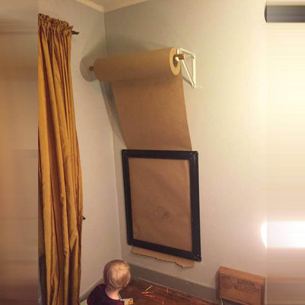 Instead Of Painting On The Wall