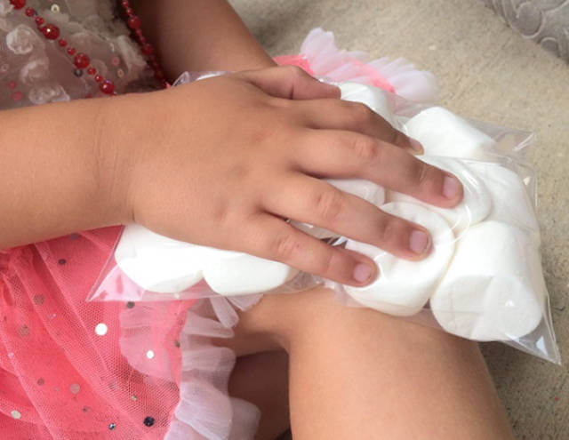 A Pack Of Frozen Marshmallows