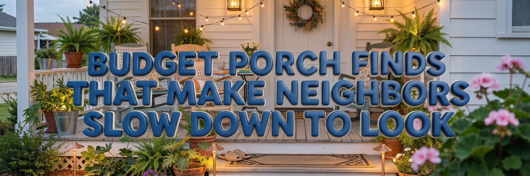 Budget Porch Finds That Make Neighbors Slow Down to Look