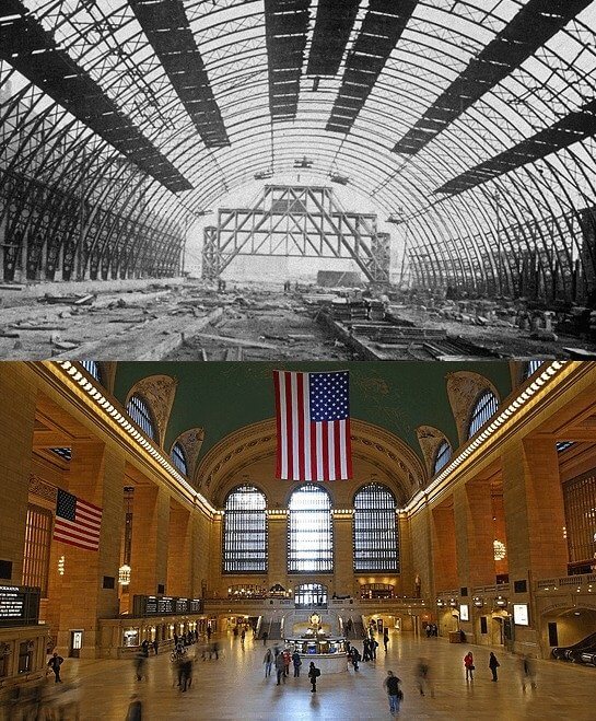 Grand Central Station - 1912 & 2021