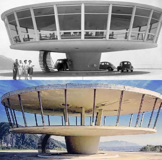 Petropolis, Brazil Restaurant - 1960s & 2013