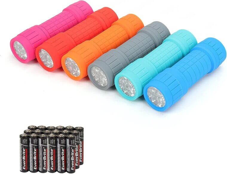 EverBrite Flashlight 6-Pack - Perfect for Emergencies and Outdoor Adventures - Now 16% Off!