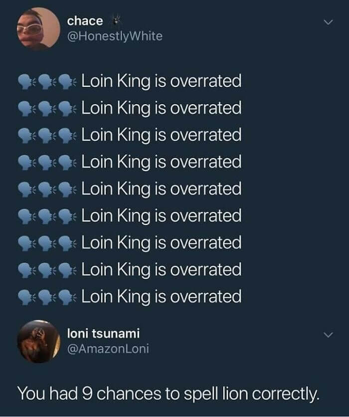 He Had So Many Chances