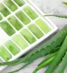 Freeze Aloe for Instant Sunburn Relief