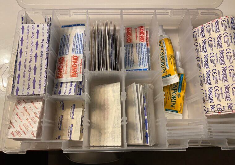 Organize Bandages for Easy Access