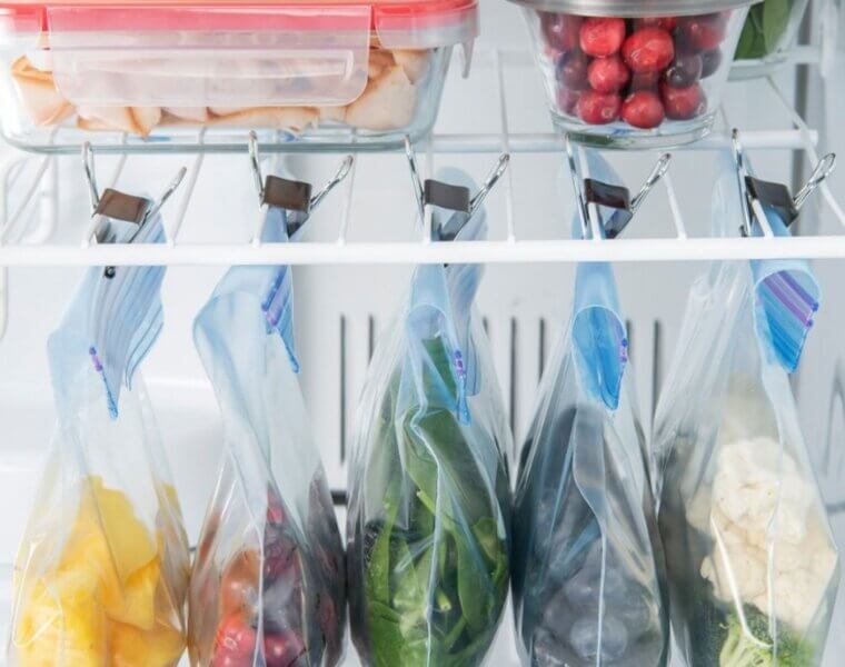 Use Binder Clips in Your Freezer